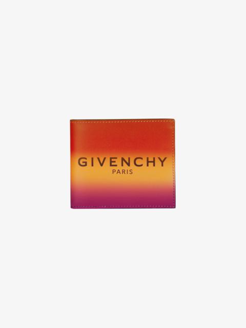 Givenchy GIVENCHY PARIS wallet in faded effect leather
