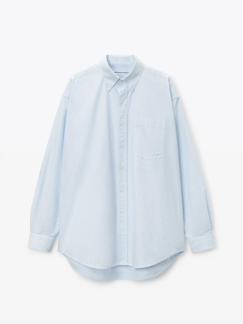 Alexander Wang Cotton Oxford Oversize Shirt