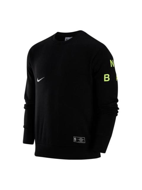 Nike Nike NBA TEAM 31 COURTSIDE Logo Hoodie 'Black' DR9125-010