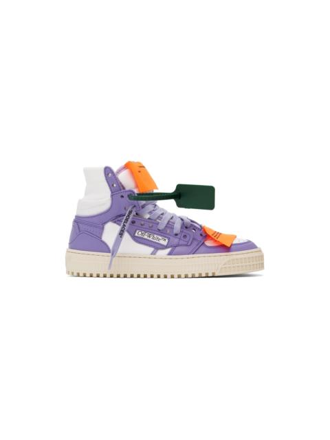 White & Purple 3.0 Off Court Sneakers