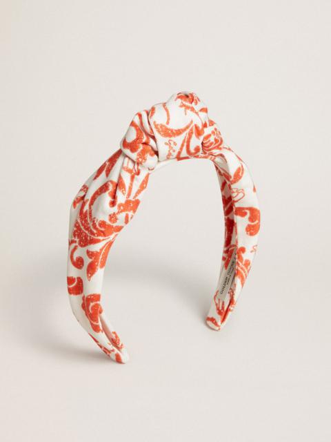 Golden Goose Coral-red hairband