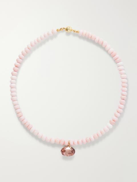 Jennifer Behr Sidonie Gold-tone Quartz Necklace