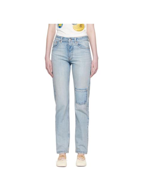 MM6 Maison Margiela Blue Pocket Jeans
