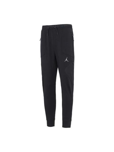 Men's Jordan As J Df Sprt Stmt Flc Pant Casual Breathable Sports Knit Long Pants/Trousers Black DJ08