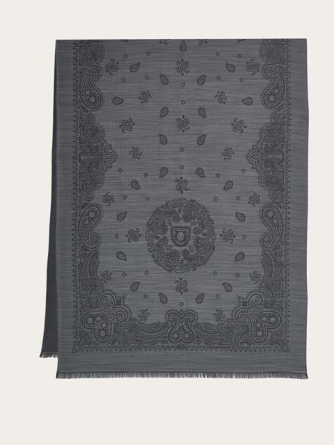 FERRAGAMO Arabesque print stole