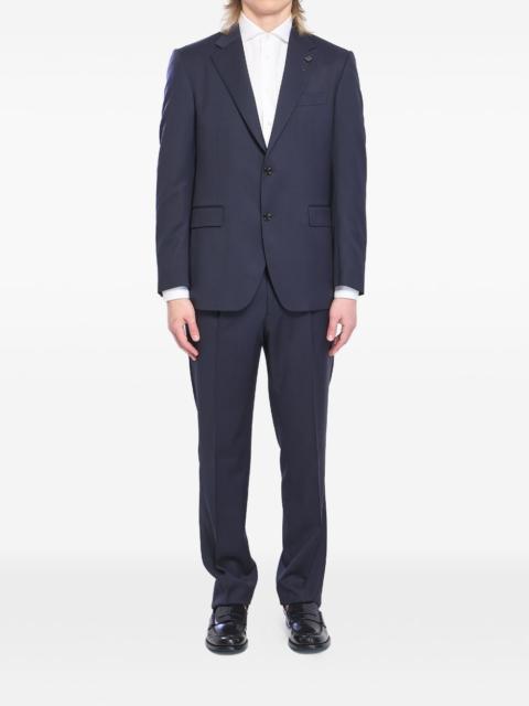 LARDINI single-breasted lapel pin suits