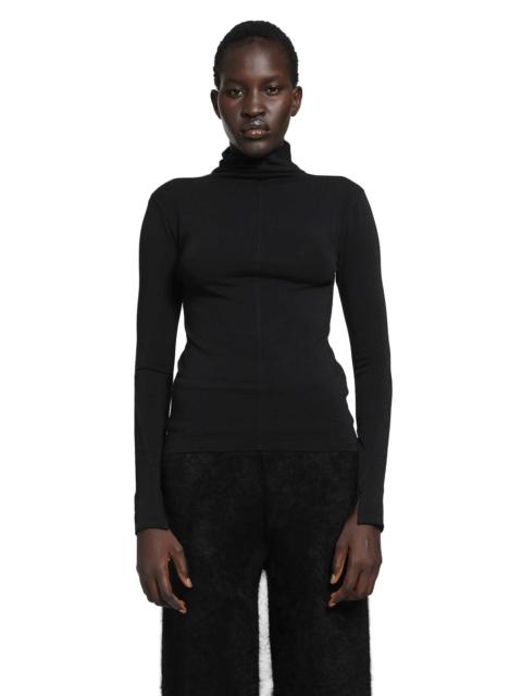 thom/krom Stretch Cotton Modal Turtleneck Top