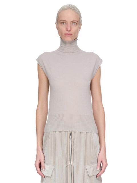 Rick Owens high-neck sleeveless sweater