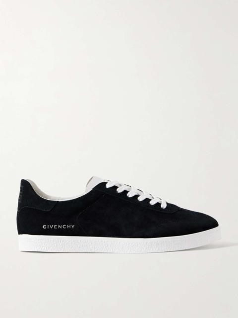 Givenchy Town Suede and Leather Sneakers