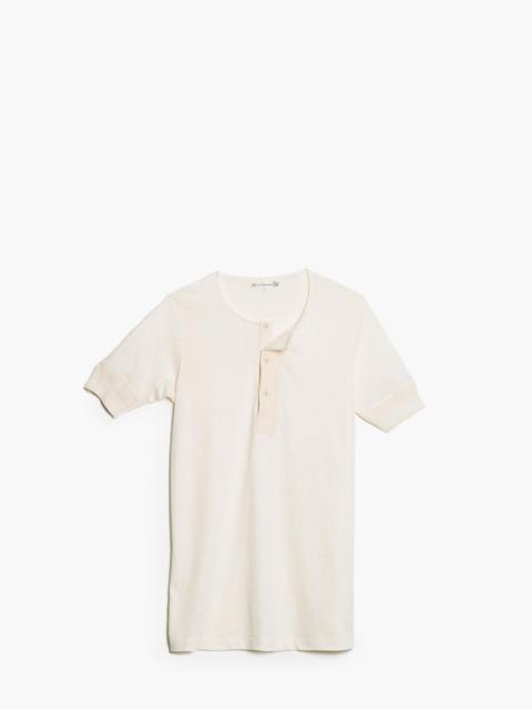 Merz b. Schwanen MERZ B. SCHWANEN 103 LOOPWHEELED HENLEY NATURE