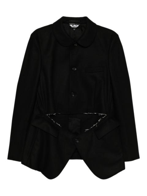 BLACK COMME des GARÇONS cut-out blazer