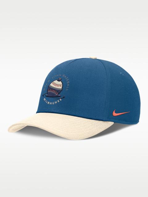 Nike Milwaukee Brewers City Connect Rise Men's Nike Dri-FIT MLB A-Frame Adjustable Hat