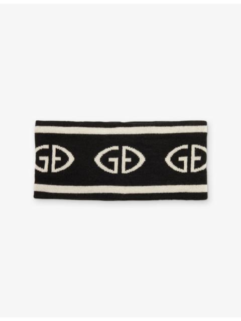 GOLDBERGH Tiara Logo-Intarsia Wool Headband