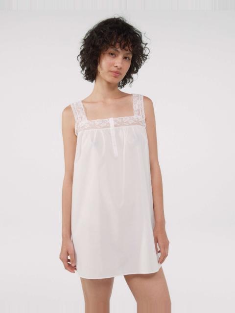 Cou Cou The Fleur Mini: White Cotton Voile