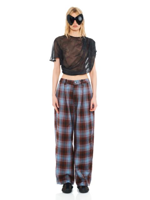 Collina Strada CRANBERRY SKY PLAID BUSTLE CATCHFLY PANT