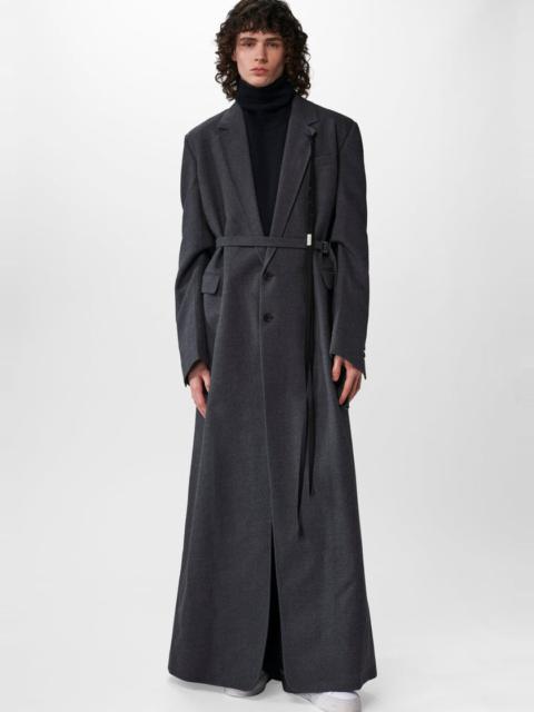 Ann Demeulemeester Silas Long High Comfort Coat Brushed Wool