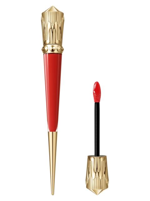 Christian Louboutin Women's Rouge Stiletto Vinyl Gloss - Fire Red
