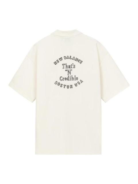 New Balance New Balance Casual Polo T-Shirt 'White' 5FD26161-IV