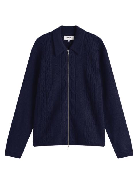 Wax London Wax London Friar Zip Knit Jacket