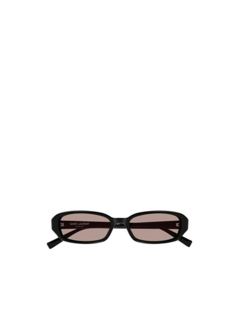 SAINT LAURENT rectangular slim sunglasses