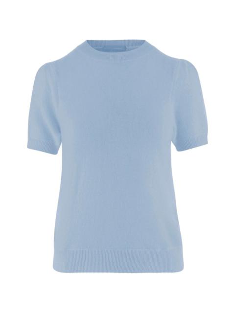 Allude short-sleeve ribbed-knit T-shirt