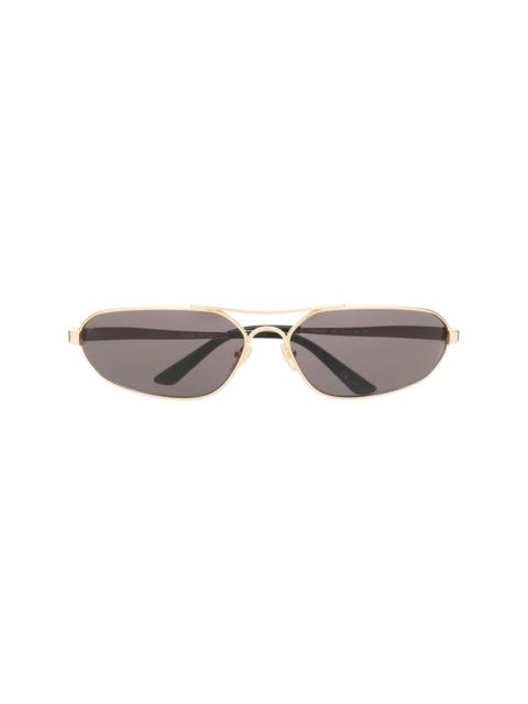 oval-frame design sunglasses
