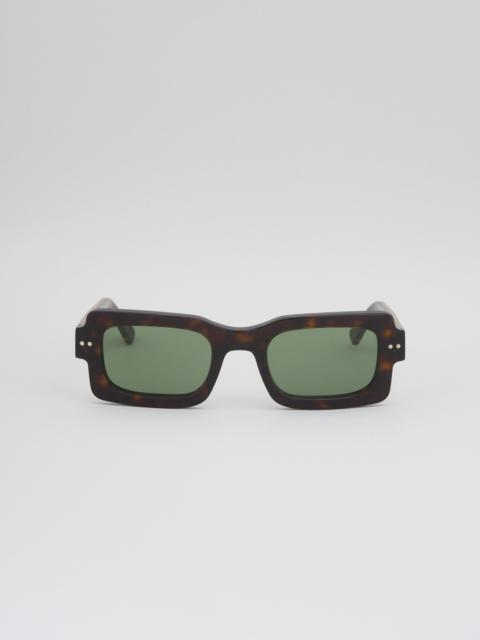 Marni TORTOISESHELL ACETATE LAKE VOSTOK SUNGLASSES