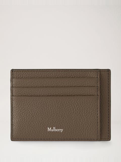 Mulberry Card Holder Mushroom Small Classic Grain