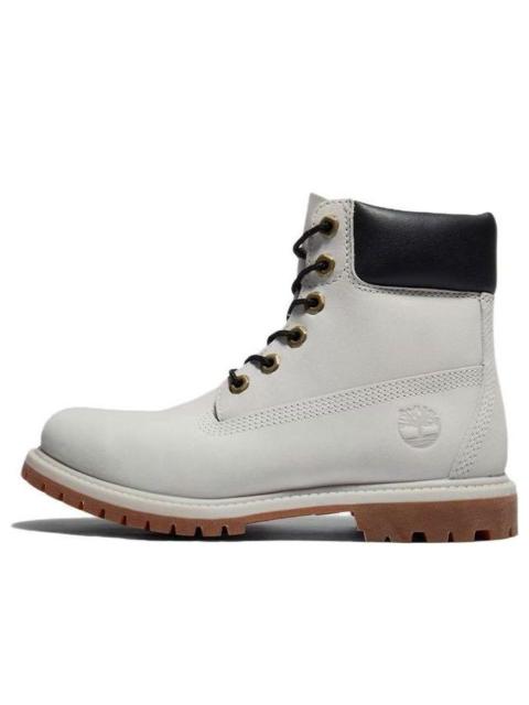 Timberland (WMNS) Timberland Premium 6 Inch Waterproof Boots 'Light Grey Nubuck' A5SS3027