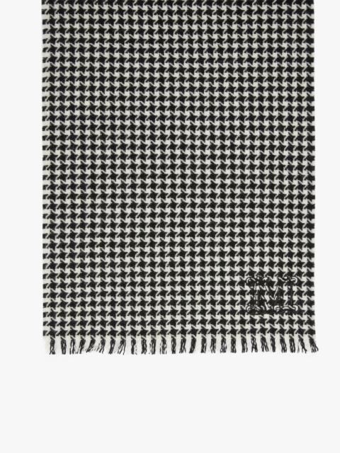 Max Mara WSSTOLA Houndstooth cashmere scarf
