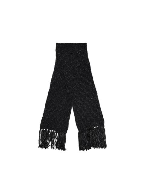 Dolce & Gabbana fringe-trimmed knitted scarf