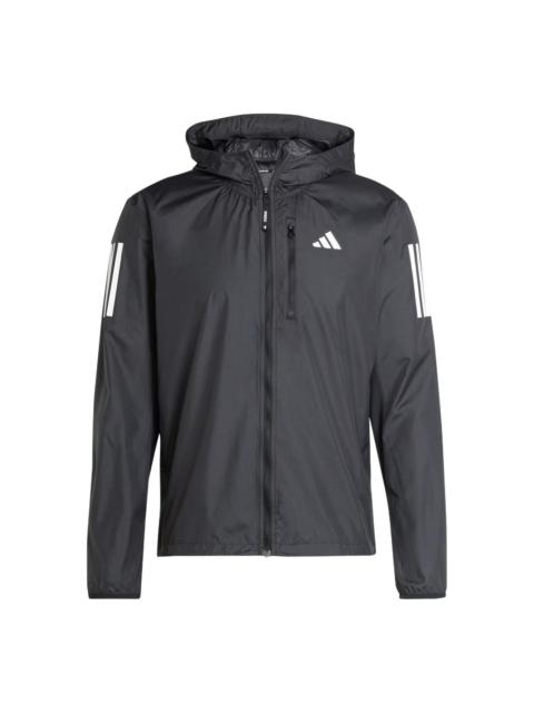 adidas Own the Run Jacket Asia Sizing 'Black' IN1483