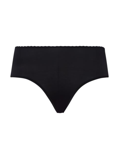 HANRO Satin Deluxe Satin Jersey High Cut Brief