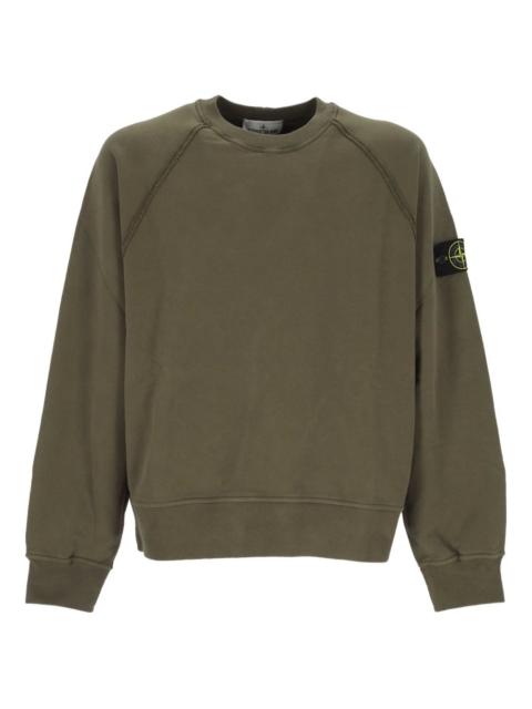 Stone Island raglan-sleeve patch-logo sweatshirt
