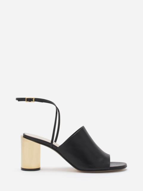 Lanvin LEATHER SEQUENCE BY LANVIN CHUNKY HEELED SANDALS