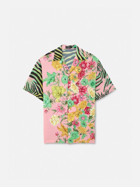 VERSACE Wildflower West Tiger Shirt