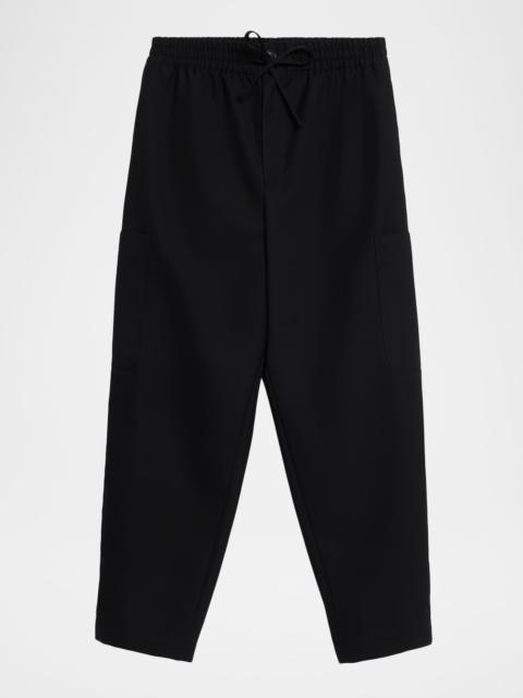 KENZO Men's Virgin Wool Cargo Joggers