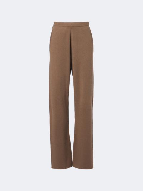 extreme cashmere N°479 Runaway cashmere-blend wide-leg pants