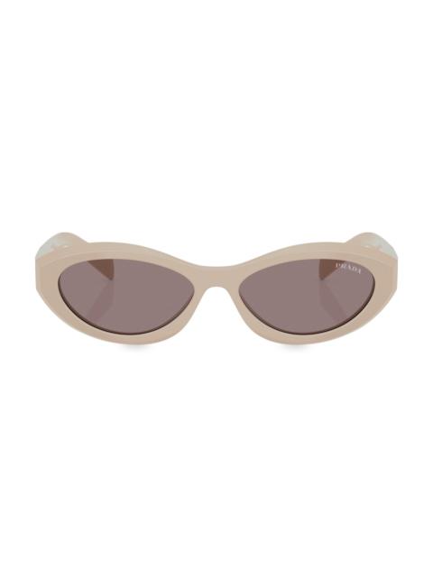 Prada Women's 53MM Geometric Sunglasses - Purple