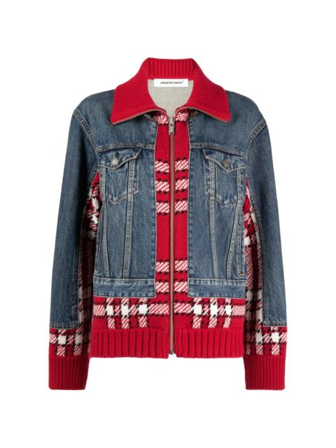 UNDERCOVER panelled-design cotton jacket