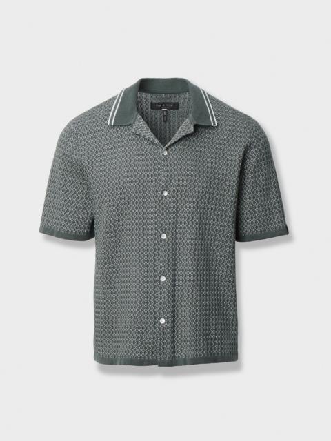 rag & bone Harvey Cross-Stitch Camp Shirt