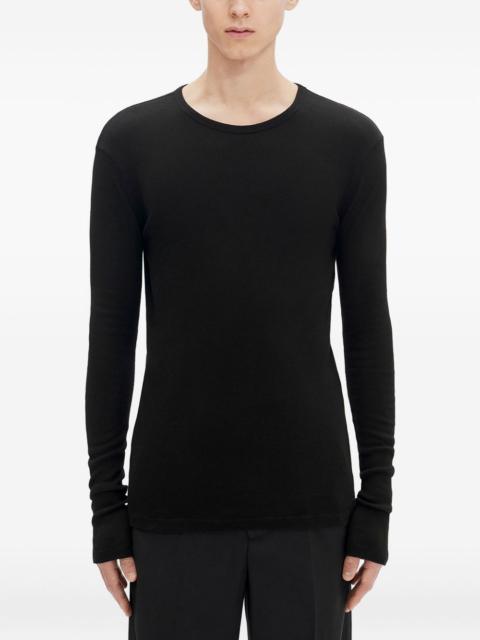 Ann Demeulemeester long-sleeve ribbed T-shirt