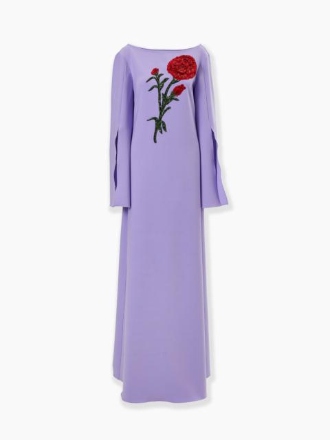 CAROLINA HERRERA Carnation-Embroidered Caftan