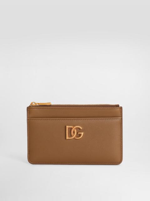 Dolce & Gabbana Calfskin card holder with DG logo