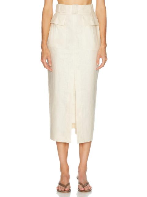MATTHEW BRUCH Cargo Midi Skirt