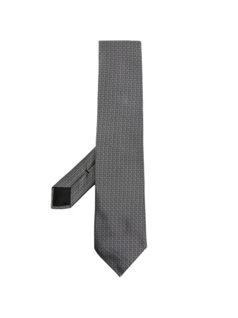 Givenchy monogram-jacquard silk tie