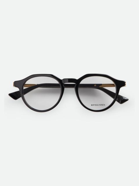 Bottega Veneta BV1263O Forte Recycled Acetate Panthos Eyeglasses