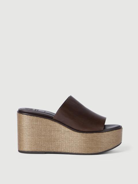 Cowhide wedges
