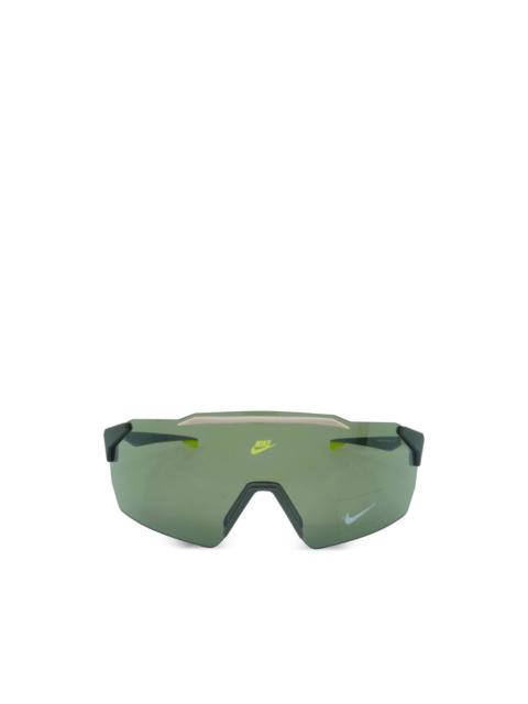 Nike Limitless Shield geometric-frame sunglasses