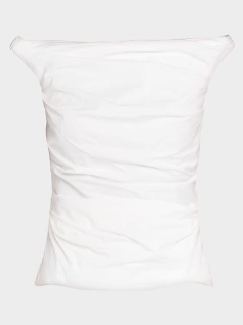 SIMKHAI Maisel Gathered Cotton Top